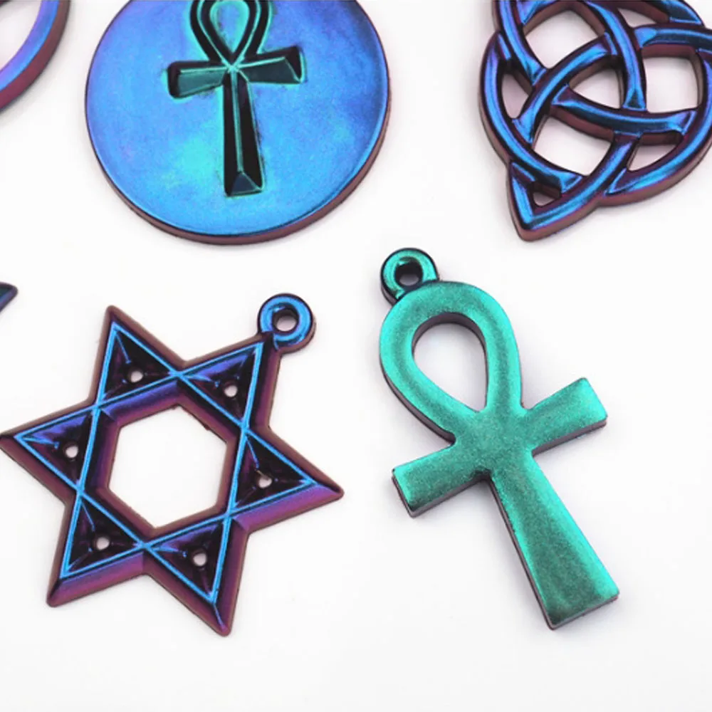 Hot Sale Crystal Pendant Mould Transparent Resin Silicone Molds Six-pointed Star Earrings Pentagram Keychain Necklace DIY Mould
Hot Sale Crystal Pendant Mould Transparent Resin Silicone Molds Six-pointed Star Earrings Pentagram Keychain Necklace DIY Mould