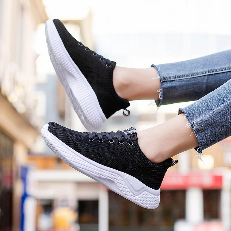 Flying Knitting Women Sneakers Fashion Sport Casual Shoes Lace Up Low Top Women Trainers Size 35-41 Zapatillas Mujer XFJHJ021
Flying Knitting Women Sneakers Fashion Sport Casual Shoes Lace Up Low Top Women Trainers Size 35-41 Zapatillas Mujer XFJHJ021