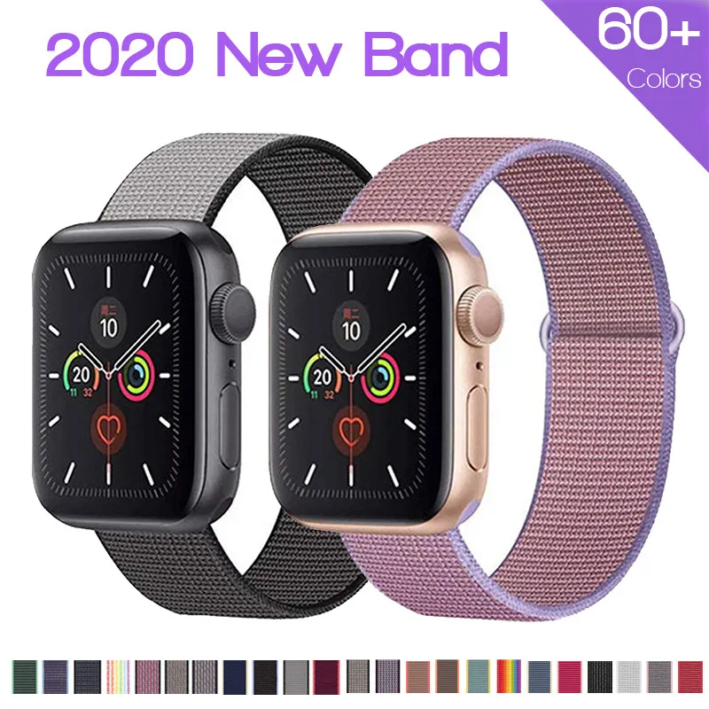 Nylon Strap for Apple watch Band 44mm 40mm iWatch band 42mm 38mm official bracelet Apple watch series 3 4 5 SE 6 Sport Solo Loop
Nylon Strap for Apple watch Band 44mm 40mm iWatch band 42mm 38mm official bracelet Apple watch series 3 4 5 SE 6 Sport Solo Loop