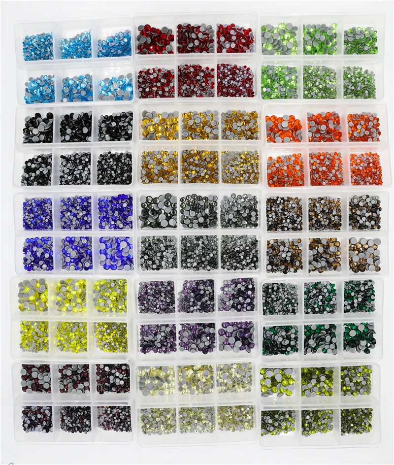 1200pcs Mix Sizes Glass Crystal Hot Fix Rhinestone Set Flatback 3D Crystal Nail art Rhinestones For DIY Garment Decorations
1200pcs Mix Sizes Glass Crystal Hot Fix Rhinestone Set Flatback 3D Crystal Nail art Rhinestones For DIY Garment Decorations