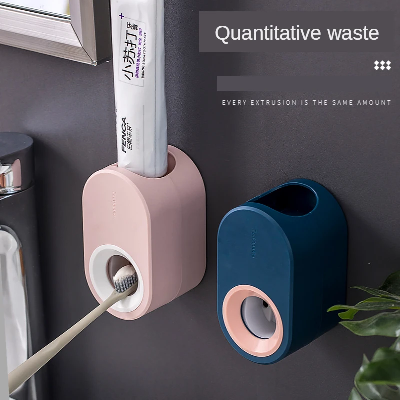 Fully Automatic Toothpaste Dispenser Hole Punched Toothbrush Toothpaste Storage Shelf Wall Hangers Lazy Extrusion For Bathroom
Fully Automatic Toothpaste Dispenser Hole Punched Toothbrush Toothpaste Storage Shelf Wall Hangers Lazy Extrusion For Bathroom