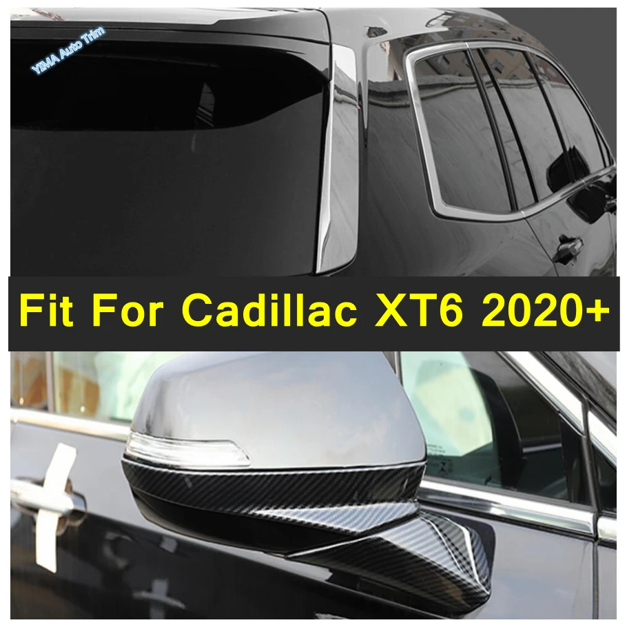 Rear Window Spoiler Sequins / Rearview Mirror Strip Anti-rub Cover Trim Shiny / Carbon Fiber For Cadillac XT6 2020 - 2022
Rear Window Spoiler Sequins / Rearview Mirror Strip Anti-rub Cover Trim Shiny / Carbon Fiber For Cadillac XT6 2020 - 2022