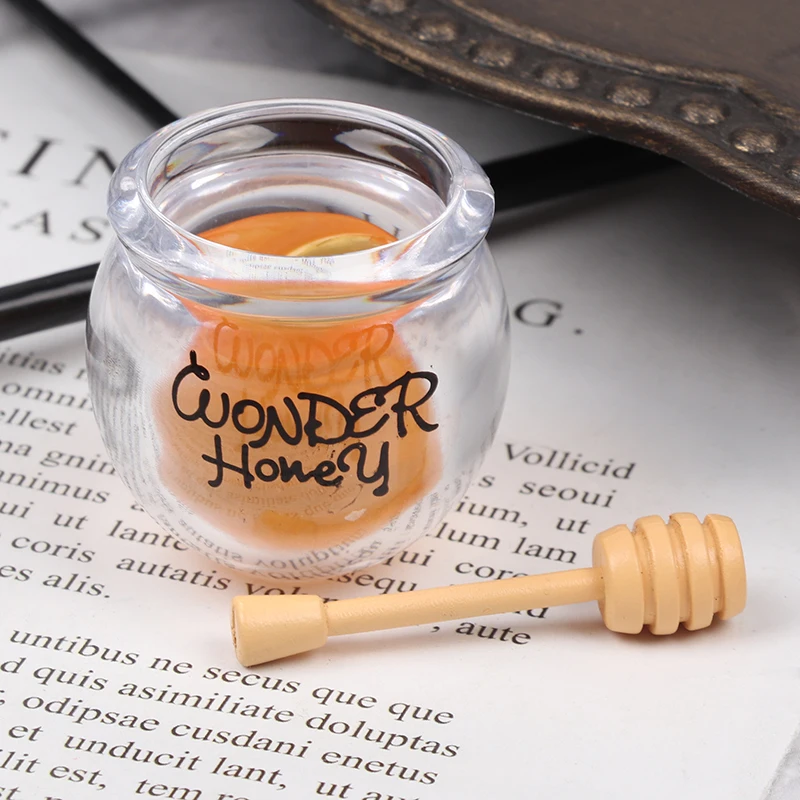 1 Set Miniature Dollhouse Honey pot Kitchen Room Food Home Tableware Accessories Jar+Stick New
1 Set Miniature Dollhouse Honey pot Kitchen Room Food Home Tableware Accessories Jar+Stick New