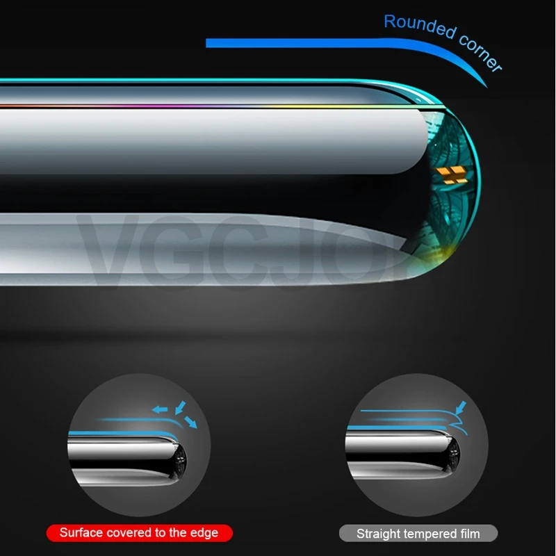 Защитное стекло 999D для iPhone 12 Mini 2020 Pro Max X XS XR SE 8/7/6/6S Plus | Мобильные телефоны и