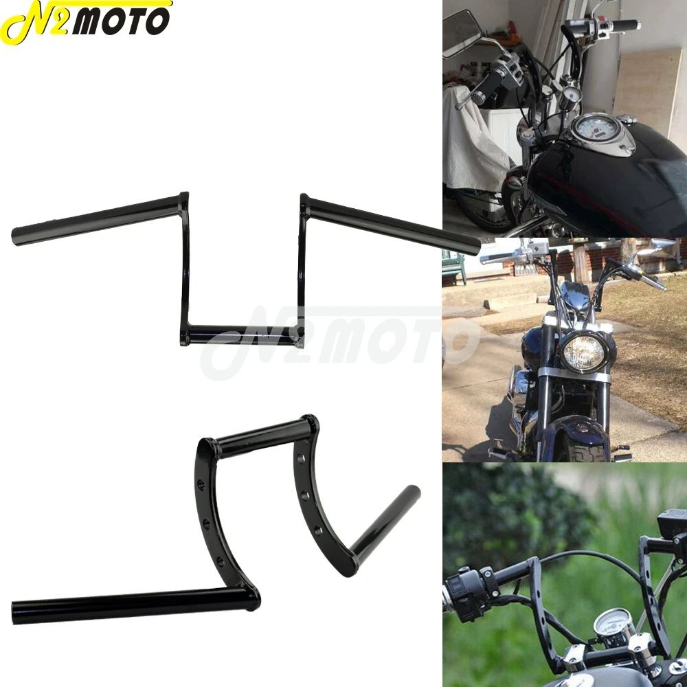 

Руль для Harley Touring Sportster Dyna Bobber Chopper Cafe Racer Scrambler Custom 1 дюйм Z Drag Bar, 25 мм руль