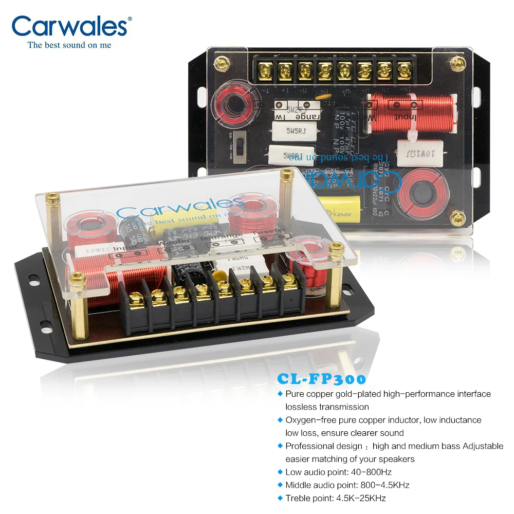 2 pcs Carwales Car Audio System HIFI 3-Way Crossover Tweeter Midrange SubWoofer Signal Combination Distributor Divider Processor
2 pcs Carwales Car Audio System HIFI 3-Way Crossover Tweeter Midrange SubWoofer Signal Combination Distributor Divider Processor