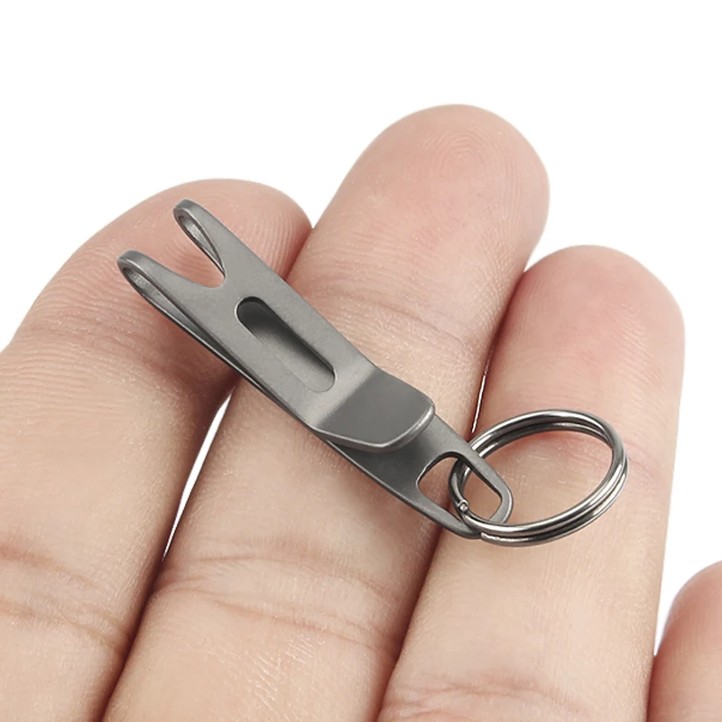 1PCS Titanium Clasp Titanium Alloy Key Ring Outdoor Tool Titanium Buckle Hook multi tool camping equipment
1PCS Titanium Clasp Titanium Alloy Key Ring Outdoor Tool Titanium Buckle Hook multi tool camping equipment