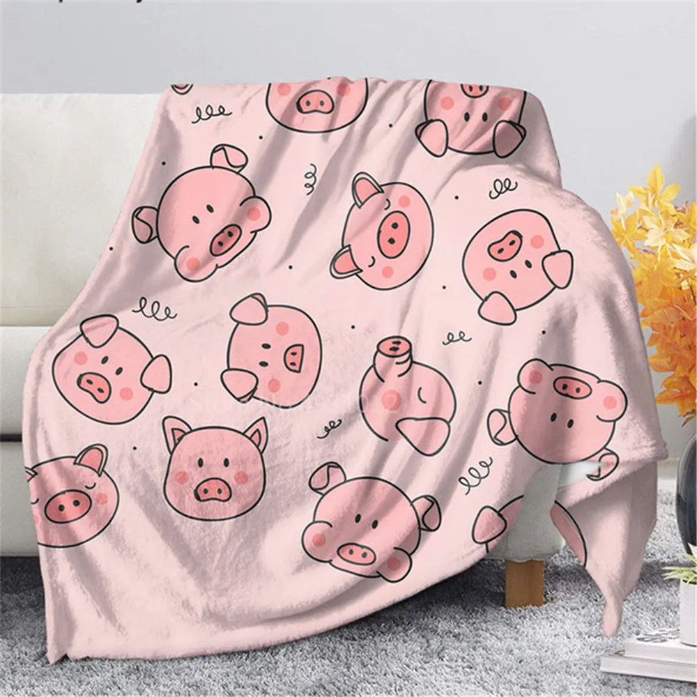 Плюшевое одеяло Kawaii с принтом свиньи, модное одеяло, украшение, покрывало, повседневное флисовое покрывало для взрослых и детей
Плюшевое одеяло Kawaii с принтом свиньи, модное одеяло, украшение, покрывало, повседневное флисовое покрывало для взрослых и детей