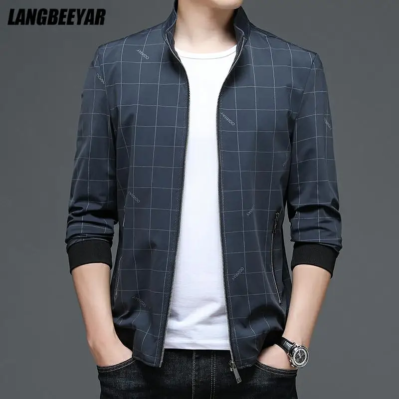 Top Quality New Brand Casual Fashion Fall Autumn Stand Collar Men Clothing Jacket Plaid Windbreaker Japanese Windproof Coats
Top Quality New Brand Casual Fashion Fall Autumn Stand Collar Men Clothing Jacket Plaid Windbreaker Japanese Windproof Coats