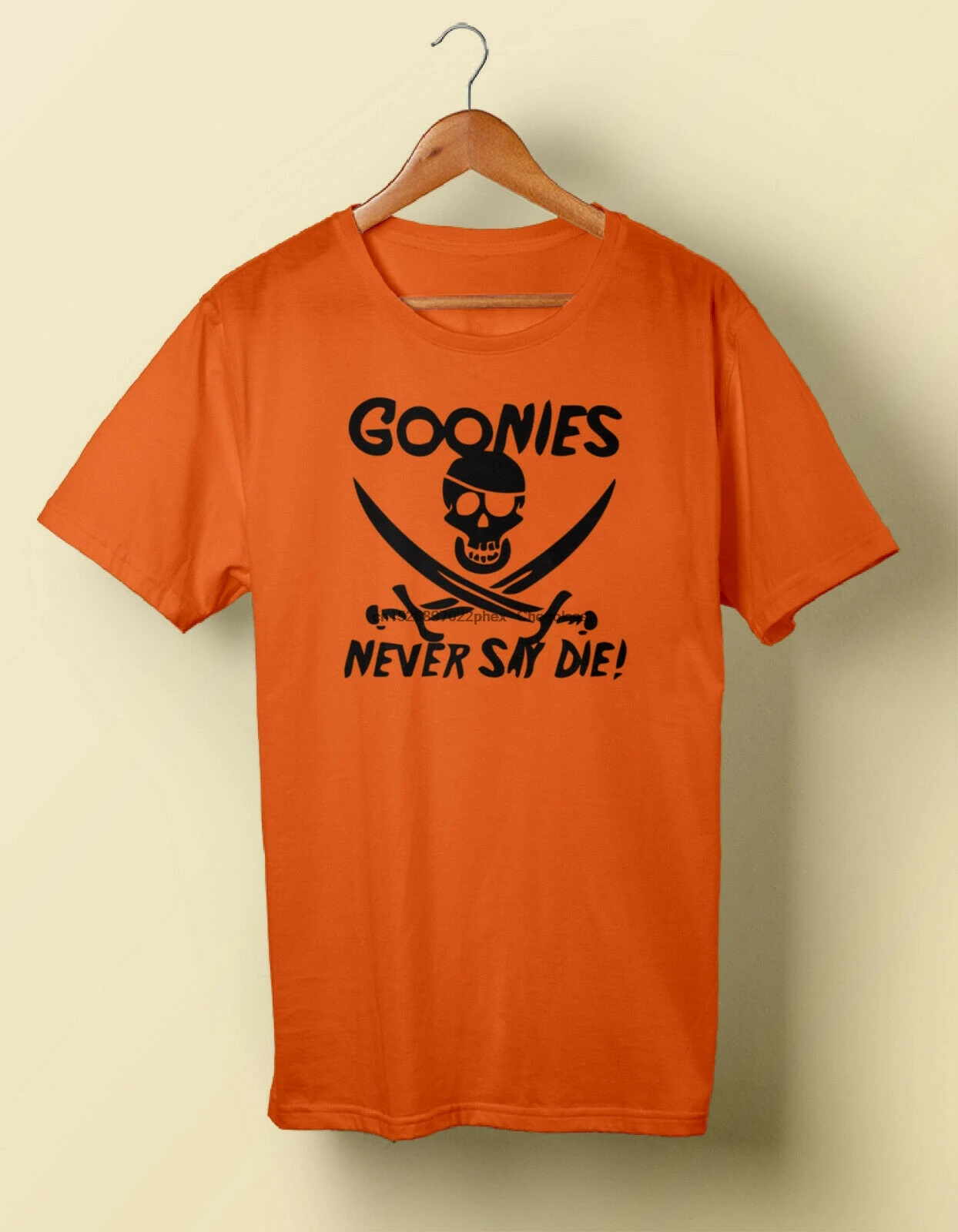 Футболка с надписью Never Say Die S M L XL XXL + 80S фильма Спилберга | Мужская одежда