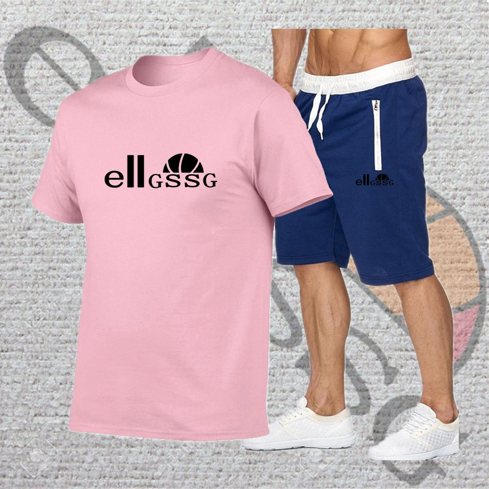 Short sleeve sportswear, two-piece suit, T-shirt and pants, running and training clothes, fashion
Short sleeve sportswear, two-piece suit, T-shirt and pants, running and training clothes, fashion