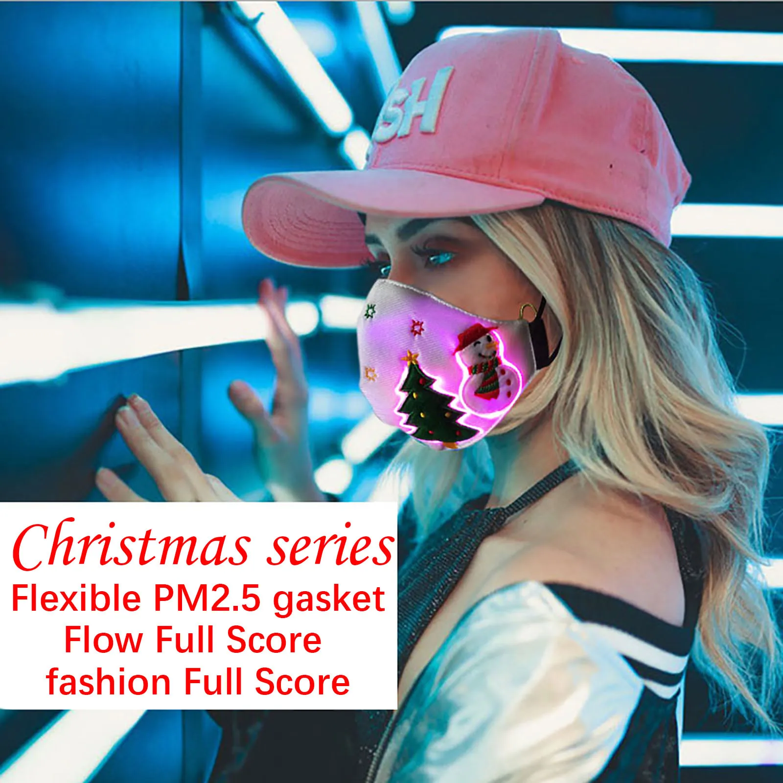 1/2Pcs Christmas Luminous Mask Colorful Fiber Lights Party Glowing Mask Unisex Dustproof Windproof Mouth-cover 2020 masque
1/2Pcs Christmas Luminous Mask Colorful Fiber Lights Party Glowing Mask Unisex Dustproof Windproof Mouth-cover 2020 masque