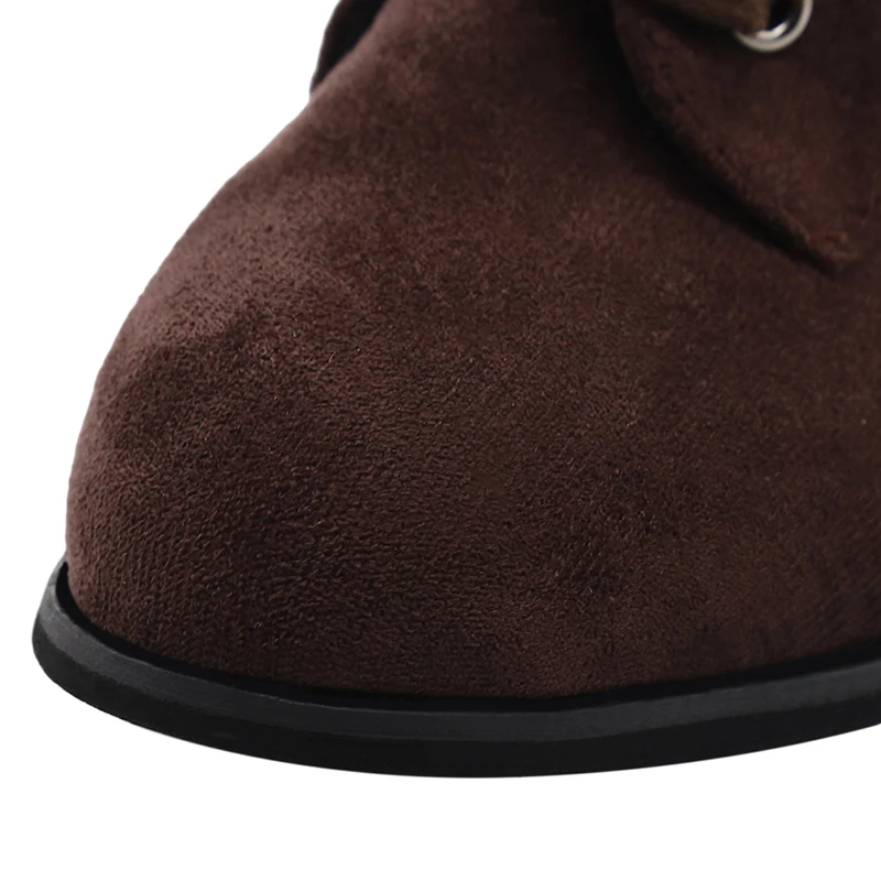 Autumn Ladies Rome Boots Flock Leather 35-43 Cross Tied Mid Calf Fashion Med Heel Ladies Boots Zapatos De Mujer
Autumn Ladies Rome Boots Flock Leather 35-43 Cross Tied Mid Calf Fashion Med Heel Ladies Boots Zapatos De Mujer