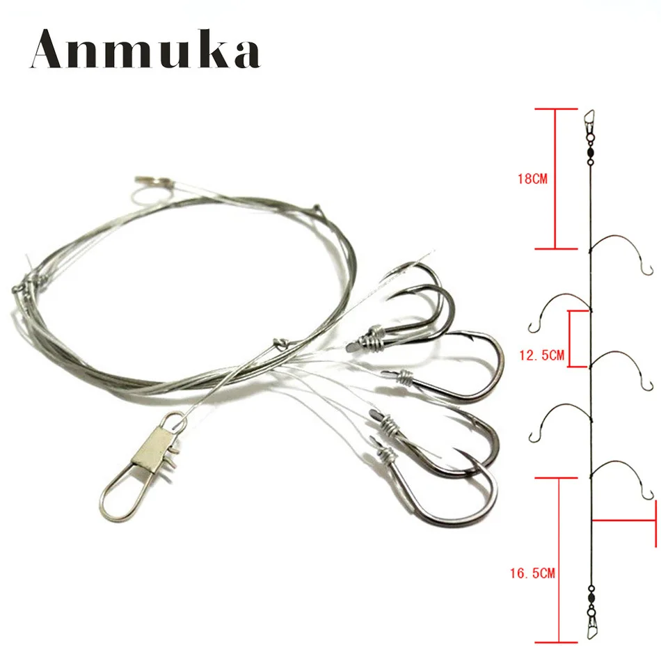 Fishing Hot HoY Anti-Winding fang yao xian Have Barb Fishhook Steel Wire | Спорт и развлечения