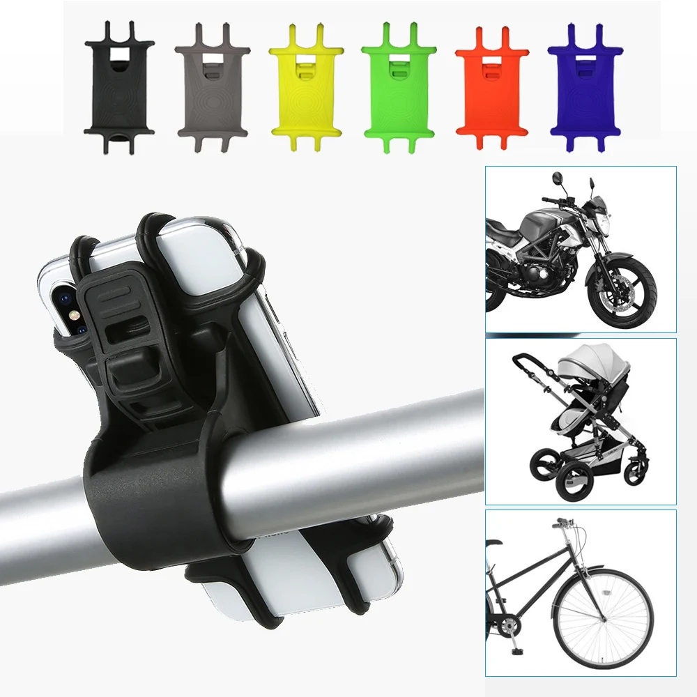 New Type Universal Bicycle Mobile Phone Holder for Mobile Cell Phone GPS Silicone Motorcycle Bike Cycling Handlebar Stand
New Type Universal Bicycle Mobile Phone Holder for Mobile Cell Phone GPS Silicone Motorcycle Bike Cycling Handlebar Stand
