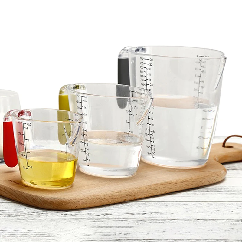 3 Piece Set Measuring Cup BPA Free Liquid Nesting Stackable Measuring Cups with Ml and Oz Measurement Tool
3 Piece Set Measuring Cup BPA Free Liquid Nesting Stackable Measuring Cups with Ml and Oz Measurement Tool