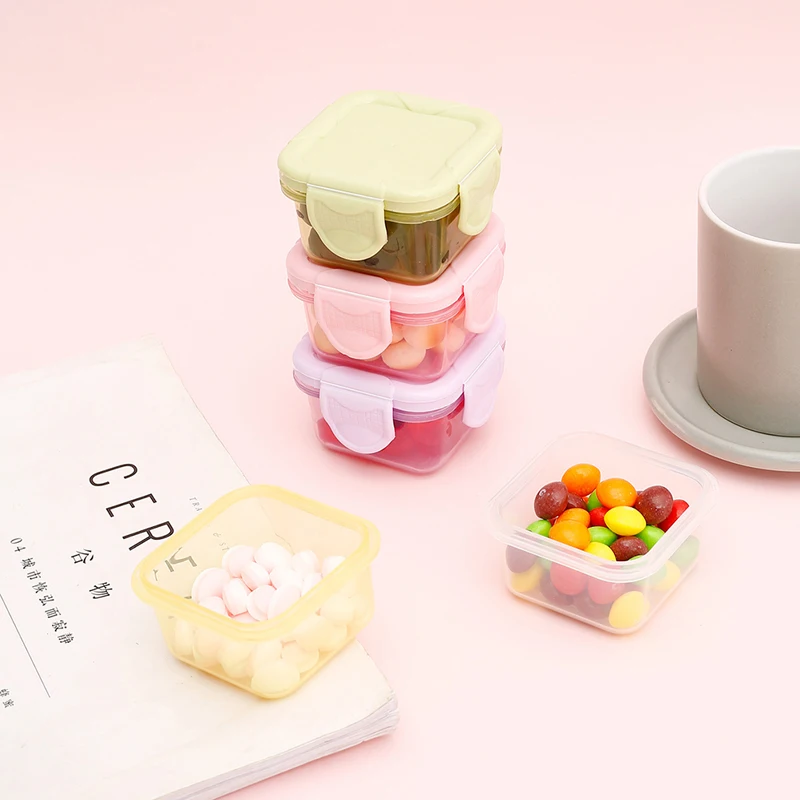 Different Color Sealed Ring Bottles Kitchen Storage Box Transparent Food Canister Keep Fresh New Clear Container Containers
Different Color Sealed Ring Bottles Kitchen Storage Box Transparent Food Canister Keep Fresh New Clear Container Containers