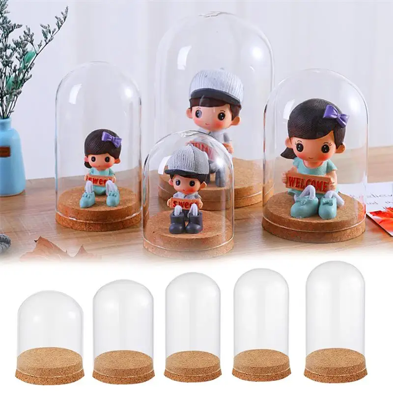 Glass Dome Cover For Flower Succulent Plants Landscape Vase Terrarium Container Vase With Cork Dustproof Case Box Display Stand
Glass Dome Cover For Flower Succulent Plants Landscape Vase Terrarium Container Vase With Cork Dustproof Case Box Display Stand