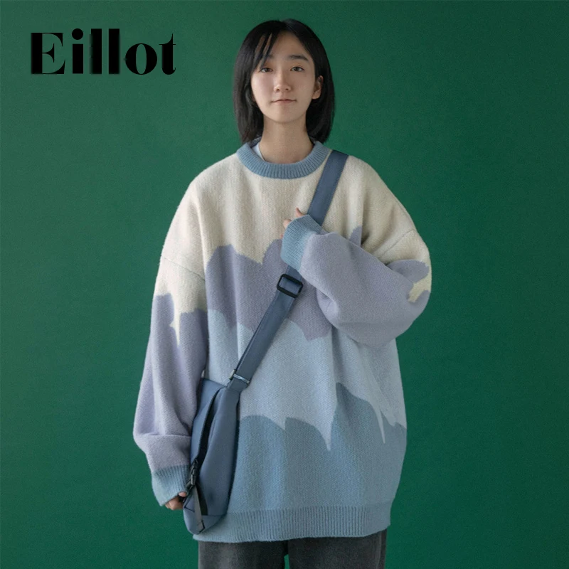 Woman Sweater 2021 Oversize Turtleneck O-Neck Pullover Winter Vintage Loose Harajuku Korean Long Sleeve Gradient Knitted Top
Woman Sweater 2021 Oversize Turtleneck O-Neck Pullover Winter Vintage Loose Harajuku Korean Long Sleeve Gradient Knitted Top