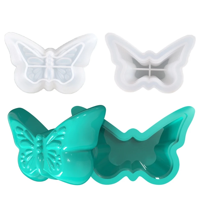 Butterfly Storage Box with Lid Epoxy Resin Mold Bowl Dish Jewelry Holder Casting Silicone Mould DIY Crafts Ornaments Making Tool
Butterfly Storage Box with Lid Epoxy Resin Mold Bowl Dish Jewelry Holder Casting Silicone Mould DIY Crafts Ornaments Making Tool