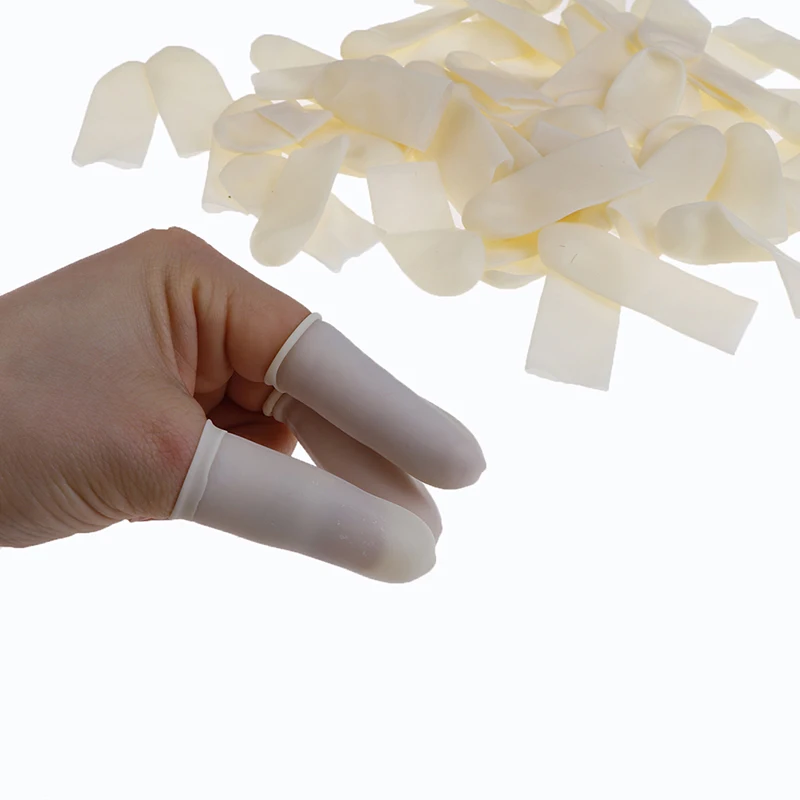 100pcs Multifunctional Fingertips Gloves Latex Rubber Finger Covers Protective Antislip Anti-static Protector
100pcs Multifunctional Fingertips Gloves Latex Rubber Finger Covers Protective Antislip Anti-static Protector