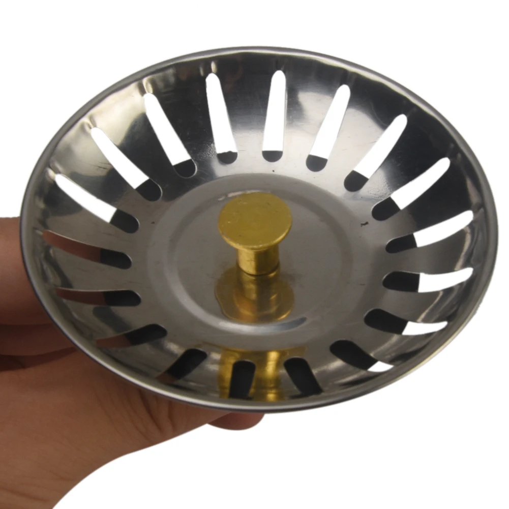 Home Waste Bathroom Stainless Steel Anti Bloking Kitchen Sink Easy Install Food Filter Durable Replacement Fitting Strainer Plug
Home Waste Bathroom Stainless Steel Anti Bloking Kitchen Sink Easy Install Food Filter Durable Replacement Fitting Strainer Plug