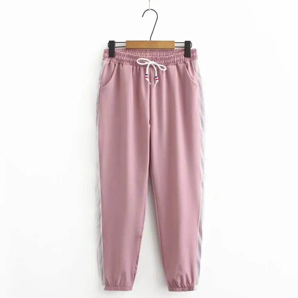 Plus size elastic waist Side Stripe women loose pants 2020 new casual ladies soft solid pink black pants female oversize
Plus size elastic waist Side Stripe women loose pants 2020 new casual ladies soft solid pink black pants female oversize