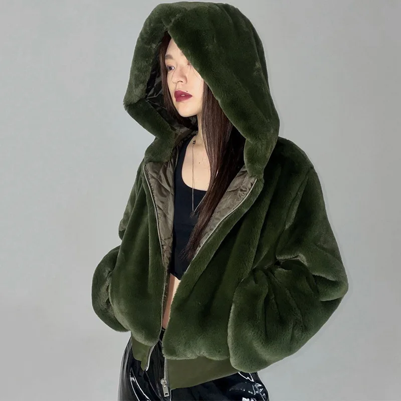 Solid Autumn Winter Coat Women Long Sleeve O Neck Temperament Commute Zipper Slim Jacket Casual Fashion Outwear with Hat
Solid Autumn Winter Coat Women Long Sleeve O Neck Temperament Commute Zipper Slim Jacket Casual Fashion Outwear with Hat