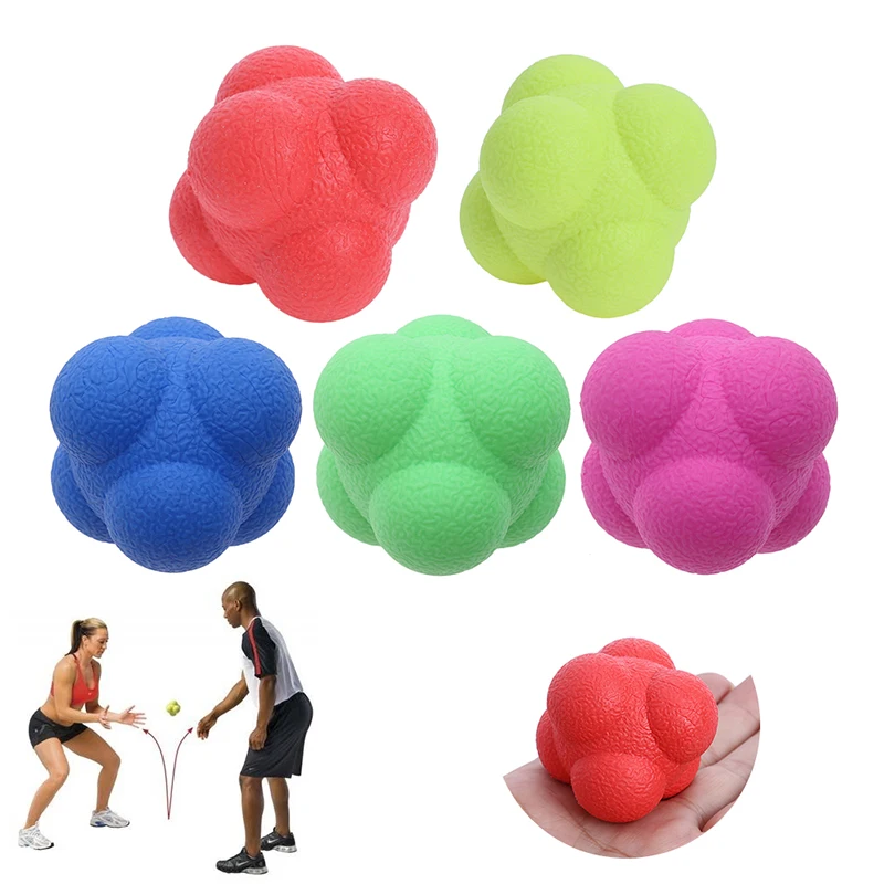 Agility Ball Hexagonal Reaction Agile Towards Training Improvement of Hand-eyereaction Jump Fitness Ball Reaktionstraining Sport
Agility Ball Hexagonal Reaction Agile Towards Training Improvement of Hand-eyereaction Jump Fitness Ball Reaktionstraining Sport