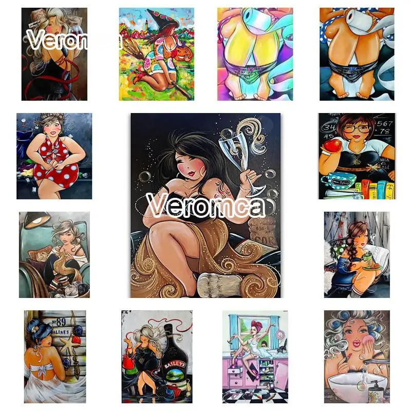 5D Diy Diamond Painting Fat Lady Woman Full Round Square Drill Cartoon Figure Diamond Embroidery Mosaic Cross Stitch Home Decor
5D Diy Diamond Painting Fat Lady Woman Full Round Square Drill Cartoon Figure Diamond Embroidery Mosaic Cross Stitch Home Decor