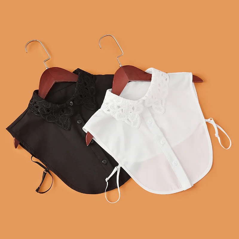 Women Lace Solid White Fake Collar Hollow Shirt False Collar Ladies Female Detachable Collar Sweater Dress Decororation Tops
Women Lace Solid White Fake Collar Hollow Shirt False Collar Ladies Female Detachable Collar Sweater Dress Decororation Tops