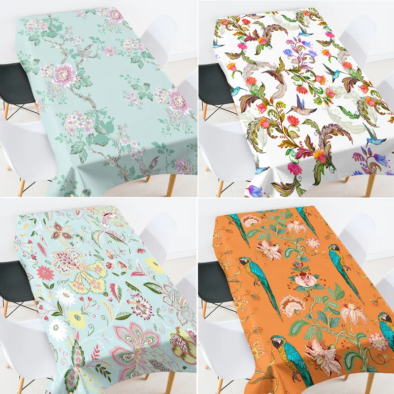 Flower leaves table runner tablecloth Table party decoration Oilcloth on table Flexible glass table protector table cloth set
Flower leaves table runner tablecloth Table party decoration Oilcloth on table Flexible glass table protector table cloth set