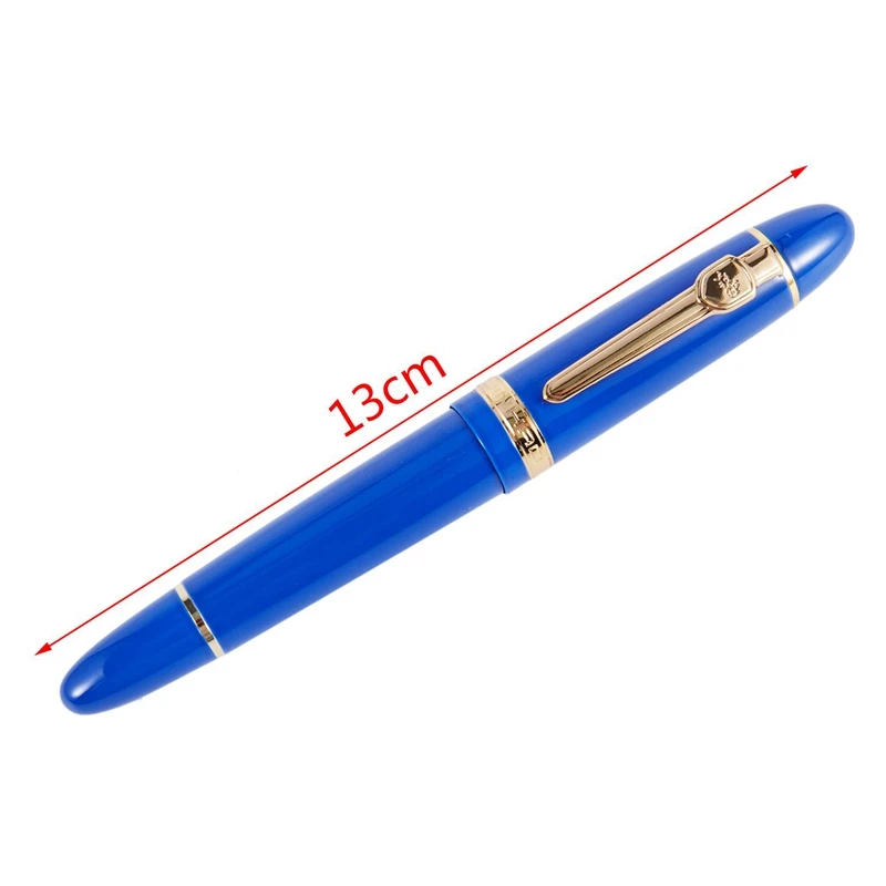 JINHAO 2 Pcs 159 18KGP 0.7Mm Medium Broad NIB Fountain Pen Free Office Fountain Pen with a Box, Silver & Blue
JINHAO 2 Pcs 159 18KGP 0.7Mm Medium Broad NIB Fountain Pen Free Office Fountain Pen with a Box, Silver & Blue