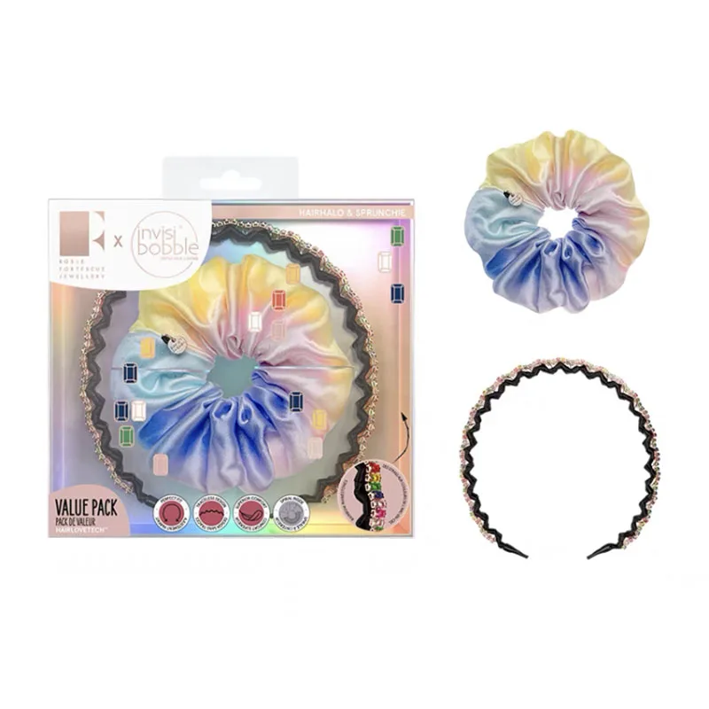 ROSIE jewellery and invisibobble Co-produced hair accessories rainbow hairpin slide clip hairband colorful scrunchie kit classic
ROSIE jewellery and invisibobble Co-produced hair accessories rainbow hairpin slide clip hairband colorful scrunchie kit classic