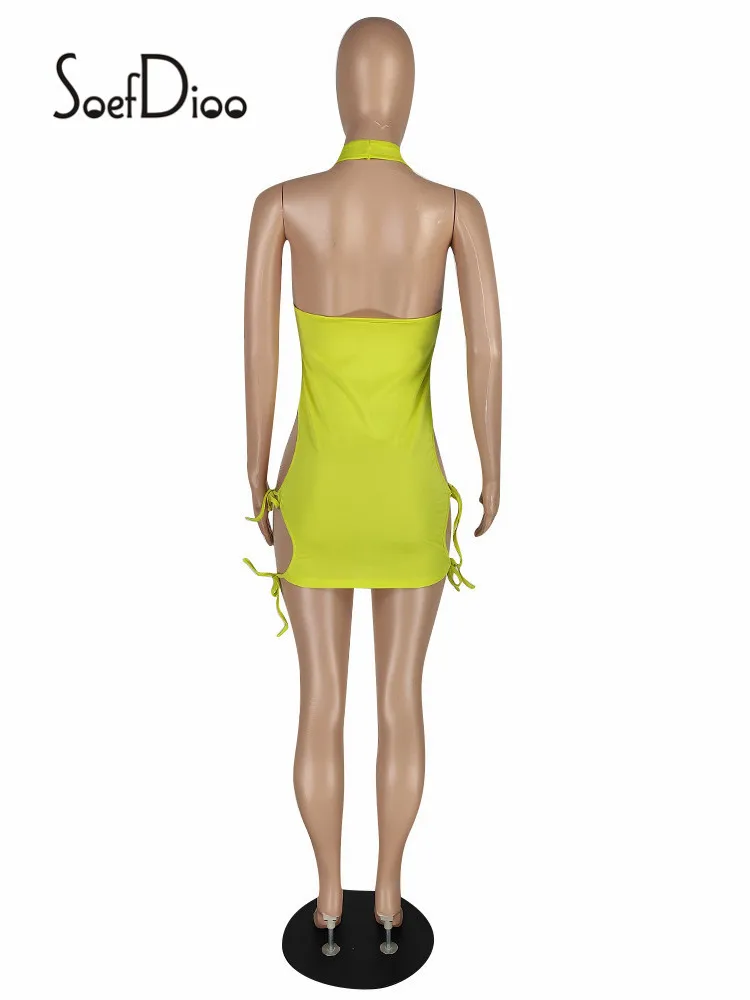 Soefdioo Solid Hollow Out Bandage Bodycon Dress Sleeveless Backless Women Streetwear Summer 2021 Sexy Party Clubwear Mini Dress
Soefdioo Solid Hollow Out Bandage Bodycon Dress Sleeveless Backless Women Streetwear Summer 2021 Sexy Party Clubwear Mini Dress