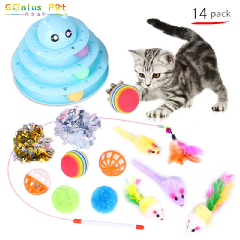 Cat Toys Interactive Toys For Cat Free Shipping Cat 14 Piece Set Toy Mouse Cat Stick Feather Ball For Cat Accessories Gonuis Pet
Cat Toys Interactive Toys For Cat Free Shipping Cat 14 Piece Set Toy Mouse Cat Stick Feather Ball For Cat Accessories Gonuis Pet