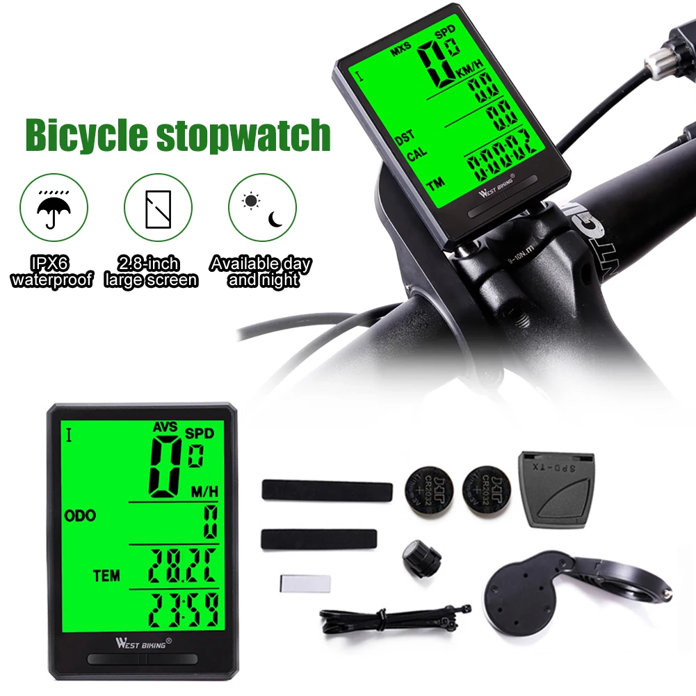 Bicycle Wireless Speedometer and Odometer IPX6 Waterproof Multi Function Cycle Bike Computer with LCD Backlight Display Hot Sale
Bicycle Wireless Speedometer and Odometer IPX6 Waterproof Multi Function Cycle Bike Computer with LCD Backlight Display Hot Sale