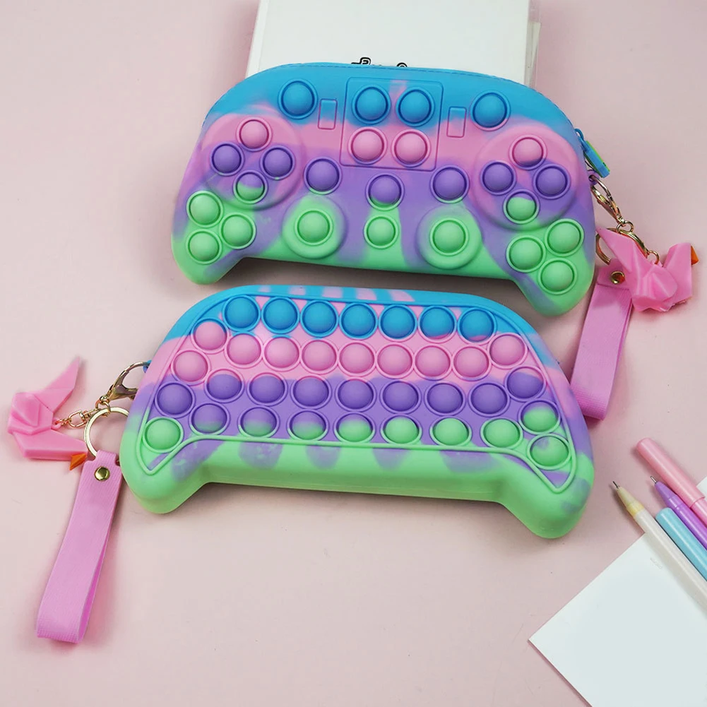 Anti-Stress Game Bubble Antistress Toys Adult Children Sensory Toy Reliever Purse Kid Decompression Press Pencil Bag
Anti-Stress Game Bubble Antistress Toys Adult Children Sensory Toy Reliever Purse Kid Decompression Press Pencil Bag
