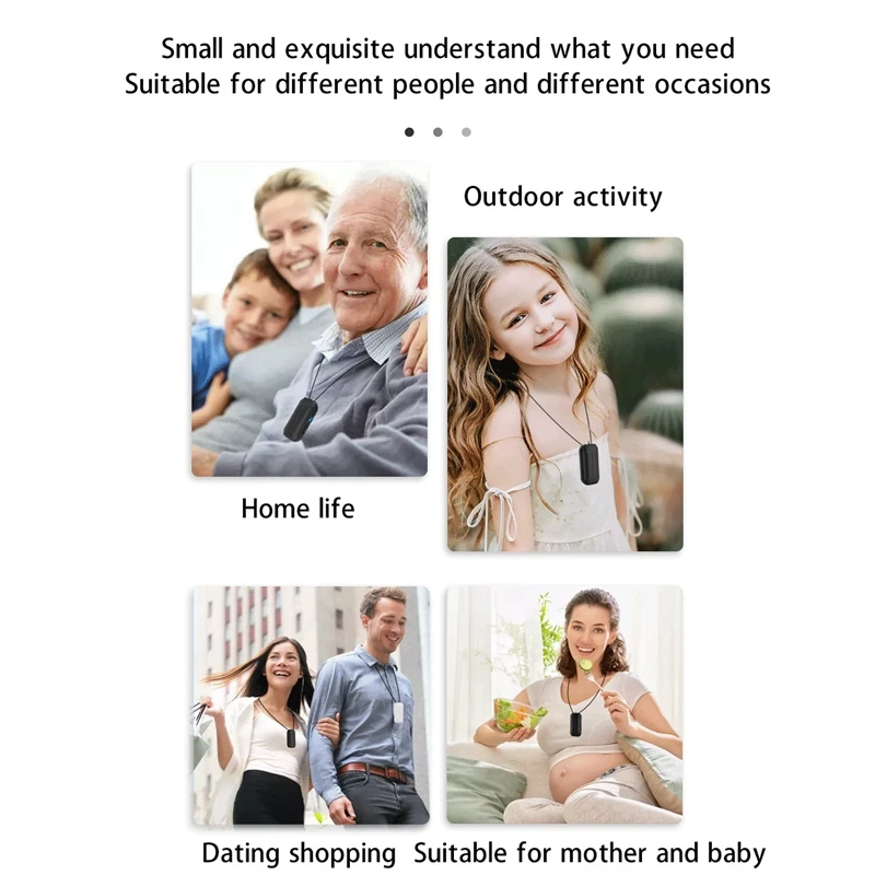 2 Pcs Personal Wearable Mini Portable 580MAh Battery 20 Million Negative Ion Hanging Neck Air Purifier
2 Pcs Personal Wearable Mini Portable 580MAh Battery 20 Million Negative Ion Hanging Neck Air Purifier