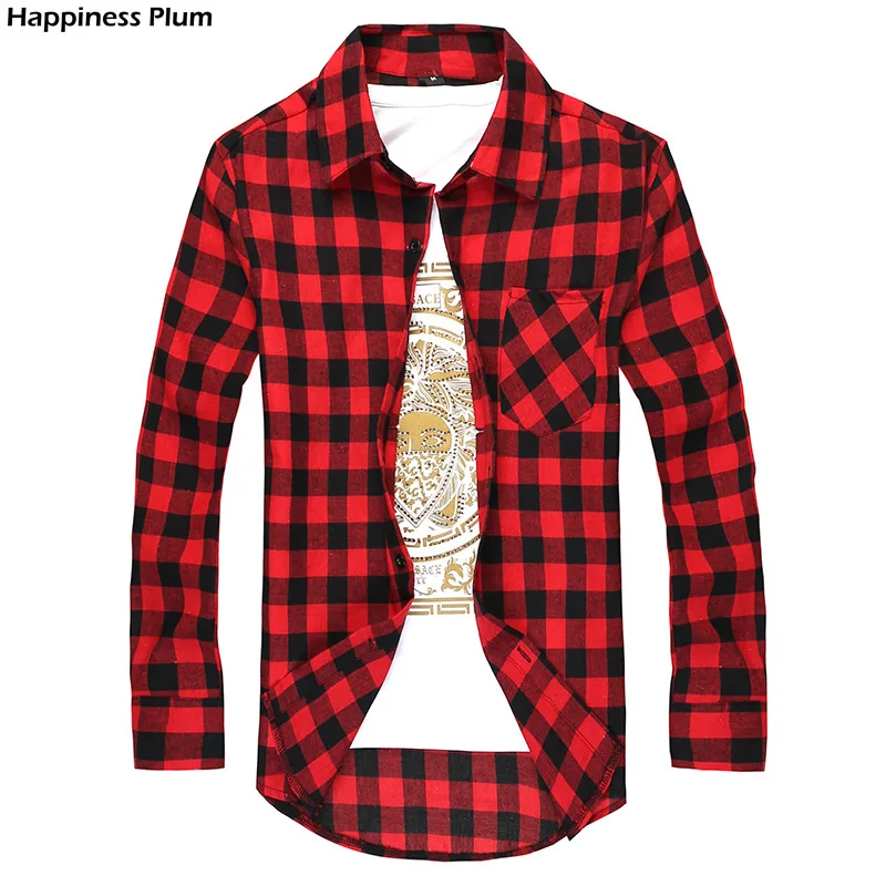Men Plaid Shirt Camisas Social 2021 Autumn Men's Fashion Plaid Long-sleeved Shirt Male Button Down Casual Check Shirt
Men Plaid Shirt Camisas Social 2021 Autumn Men's Fashion Plaid Long-sleeved Shirt Male Button Down Casual Check Shirt