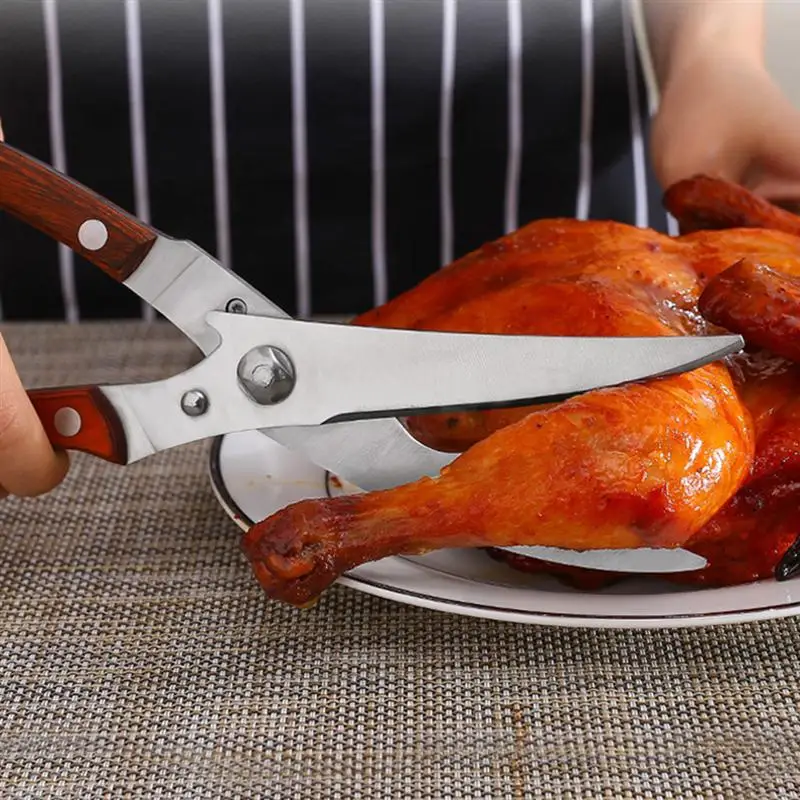 Chicken Bone Scissors Kitchen Scissors Heavy Duty Shears Stainless Steel And Wooden Chicken Bone Scissors Kitchen Accessories
Chicken Bone Scissors Kitchen Scissors Heavy Duty Shears Stainless Steel And Wooden Chicken Bone Scissors Kitchen Accessories