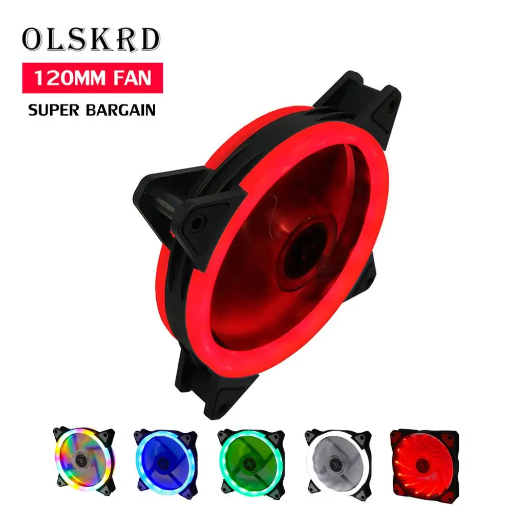 Olskrd LED Cooling Fan 120mm 12cm 12V Cooling 3Pin Big 4Pin Silent Quiet Fan Cooler Radiator For PC Computer Case Fan
Olskrd LED Cooling Fan 120mm 12cm 12V Cooling 3Pin Big 4Pin Silent Quiet Fan Cooler Radiator For PC Computer Case Fan