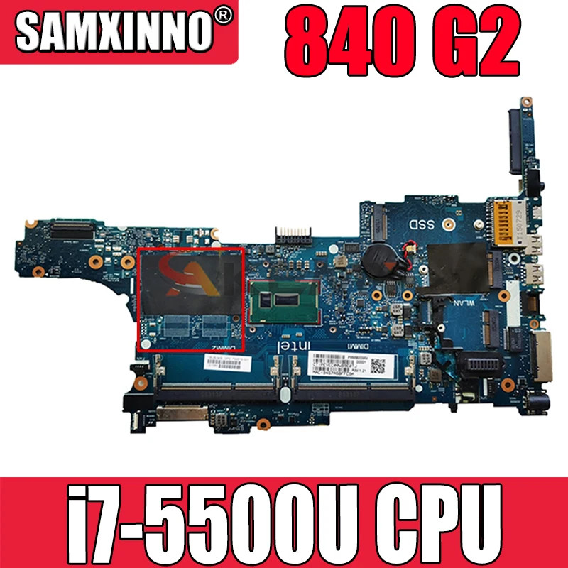 6050A2637901-MB-A02 для HP 840 G2 Материнская плата ноутбука 799512-601 799512-501 799512-001 аккумулятор