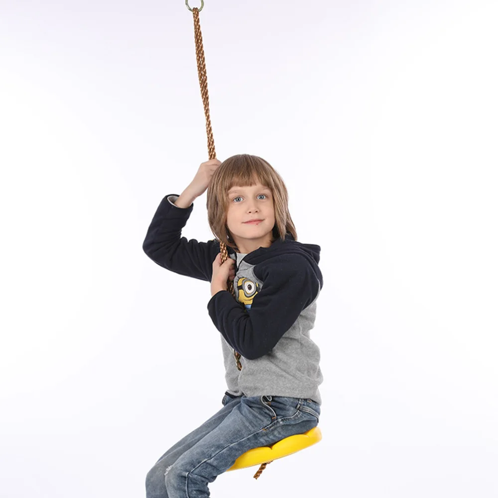 Bright Color Round Disc Swing Seat Children Non-slip Disk Swing with Rope Kids Climbing Swing (Yellow)
Bright Color Round Disc Swing Seat Children Non-slip Disk Swing with Rope Kids Climbing Swing (Yellow)