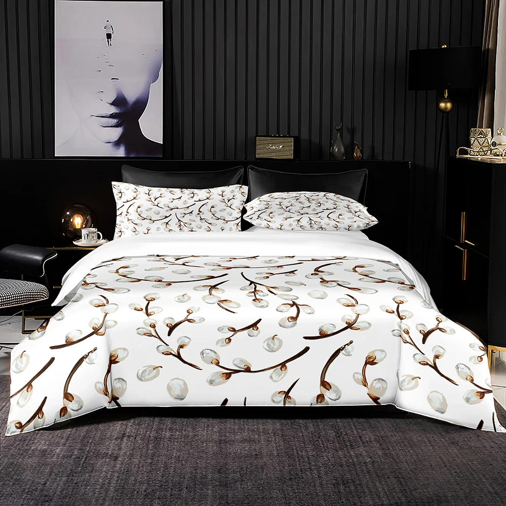 Japanese Style Bedding Set Queen King Size Well Made Recommend Duvet Cover White Cotton Print Set with Pillowcase
Japanese Style Bedding Set Queen King Size Well Made Recommend Duvet Cover White Cotton Print Set with Pillowcase
