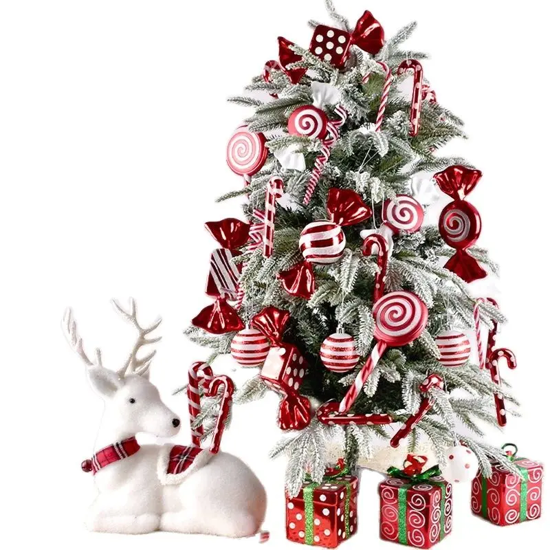 Red and white Christmas ornaments Christmas crutches series Christmas ball party decorations Christmas tree ornaments 2021 new
Red and white Christmas ornaments Christmas crutches series Christmas ball party decorations Christmas tree ornaments 2021 new