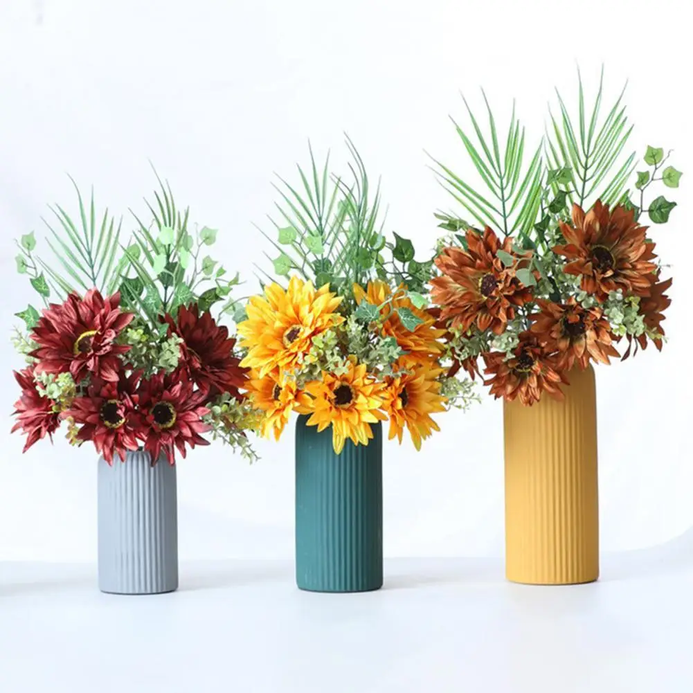 80%HOT1 Bouquet DIY Faux Silk Artificial Flower Easy to Maintain Flower Delicately Cut Fake Sunflower Home Decor
80%HOT1 Bouquet DIY Faux Silk Artificial Flower Easy to Maintain Flower Delicately Cut Fake Sunflower Home Decor