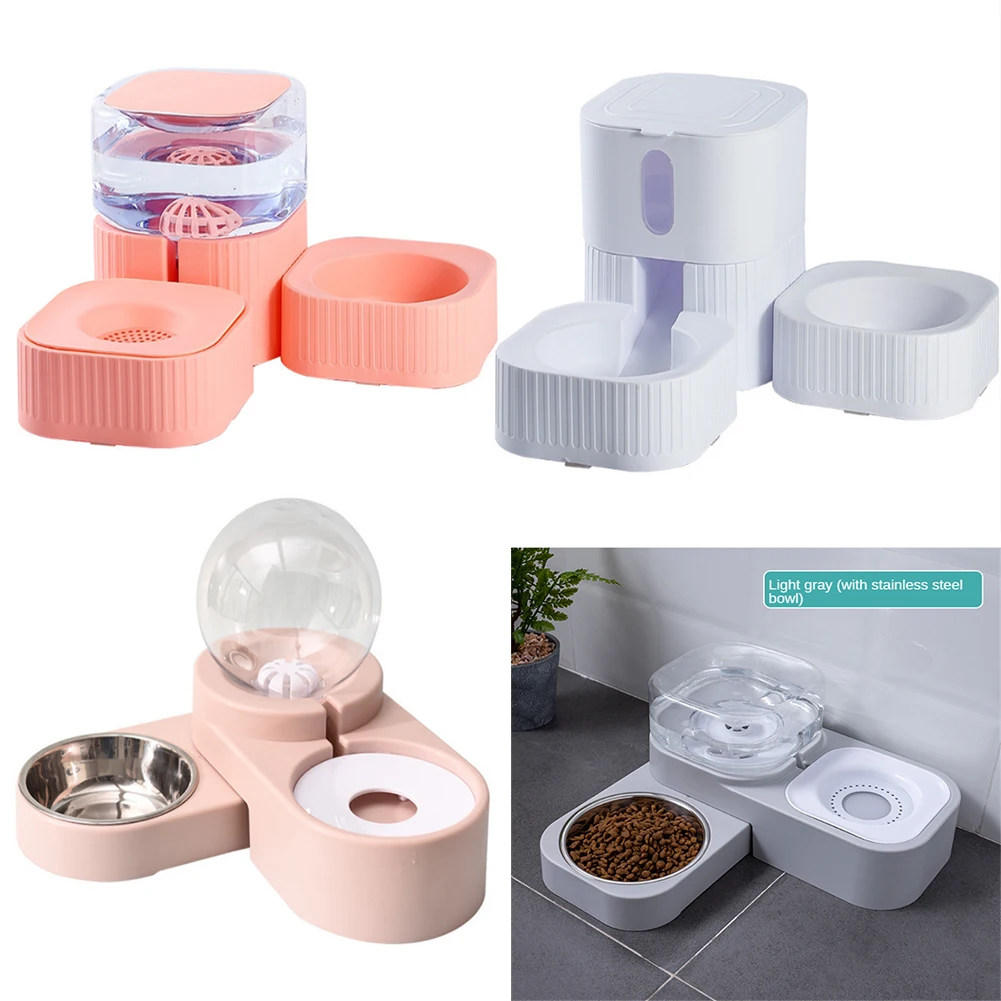 Pet Automatic Water Dispenser With Moisture-proof Mouth Cat Bowl Dog Bowl Spherical Automatic Feeder Water Feeder Combination
Pet Automatic Water Dispenser With Moisture-proof Mouth Cat Bowl Dog Bowl Spherical Automatic Feeder Water Feeder Combination