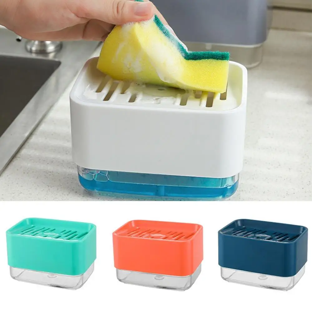 330ml Dishwashing Liquid Dispenser Automatic Liquid Brush Supplies Dishwashing Press Soap Bathroom Box Kitchen Box
330ml Dishwashing Liquid Dispenser Automatic Liquid Brush Supplies Dishwashing Press Soap Bathroom Box Kitchen Box