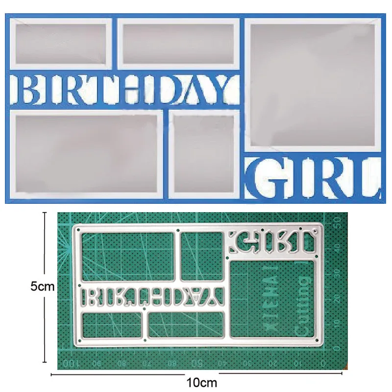 Craft metal cutting dies cut die mold Birthday Girl Frame Decoration Scrapbook paper craft knife mould blade punch stencils dies
Craft metal cutting dies cut die mold Birthday Girl Frame Decoration Scrapbook paper craft knife mould blade punch stencils dies